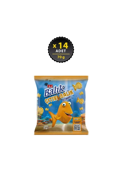 Eti Çıtır Balık Kraker 70 G x 14 Adet ürün görseli 1