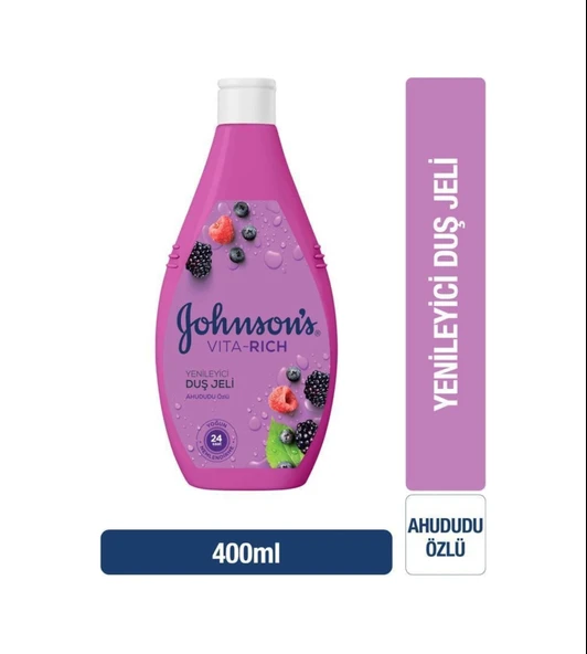 Johnson's Vita-rich Ahududu Özlü Yenileyici Duş Jeli 400 ML ürün görseli 1