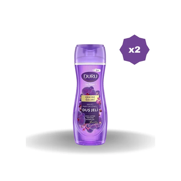 Duru Lux Perfumes Orkide Özleri Duş Jeli 450 Ml - 2 Adet ürün görseli 1