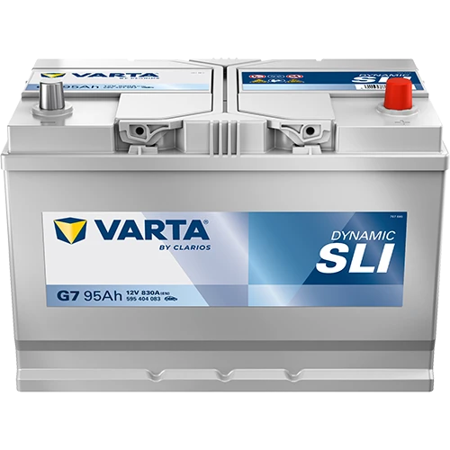 Varta G7 12V 95 Ah 830A Dynamic Slı Akü (Üretim Yılı: 2025) ürün görseli 1
