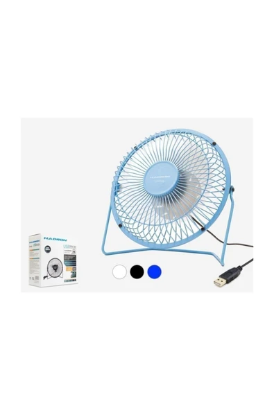 HADRON Hd2032/30 Usb Metal Fan 18*18 cm ürün görseli 1