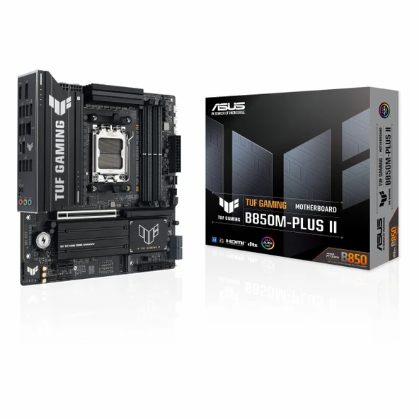 Asus TUF Gaming B850M-Plus II DDR5 (8000MHz)OC M.2 HDMI/DP/USB-C PCIe 5.0 AM5 mATX Anakart ürün görseli 1
