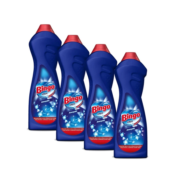 Bingo Krem Banyo Yüzey Temizleyici Amonyaklı 4 x 750 ML ürün görseli 1
