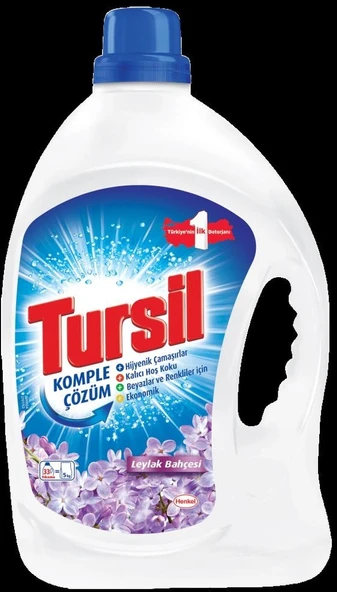 Tursil Sıvı Çamaşır Deterjanı 53 Yıkama Leylak Bahçesi 3440 ML ürün görseli 1
