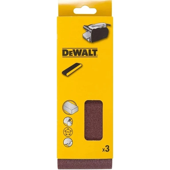 Dewalt DT3315 Bant Zımpara 100X560MM 80 Kum 3lü ürün görseli 1
