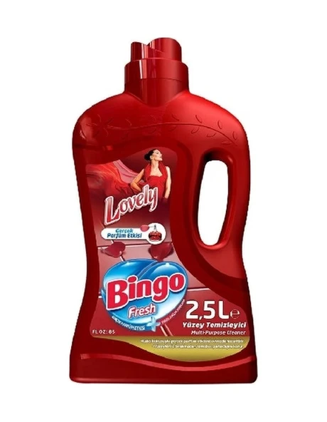 Bingo Fresh Yüzey Temizleyici Lovely 12 x 2500 ML ürün görseli 1