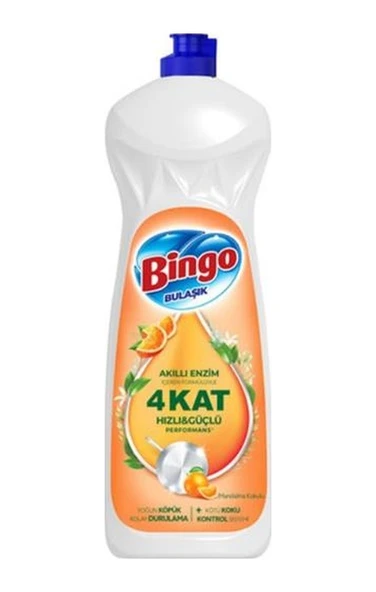 Bingo Sıvı Bulaşık Deterjanı Mandalina Kokulu 650 ML ürün görseli 1