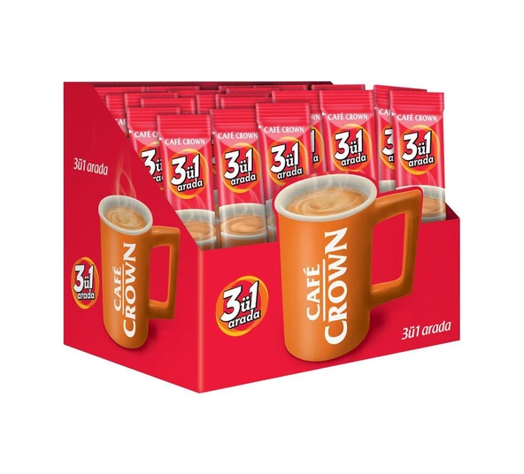 Cafe Crown 3'ü 1 Arada Hazır Kahve 17.5 G X 40 Adet Granül ürün görseli 1