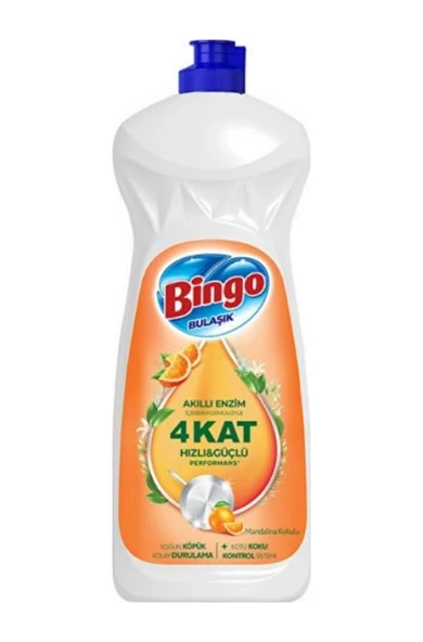 Bingo Mandalina Kokulu Bulaşık Deterjanı 1500 ML ürün görseli 1