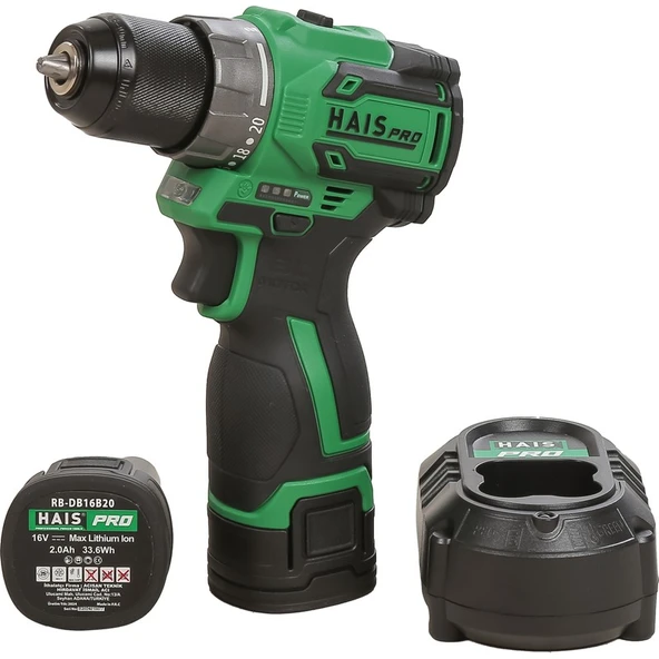Hais Pro RB-DB16 Akülü Vidalama Matkap 16V 2.0 Ah ürün görseli 1