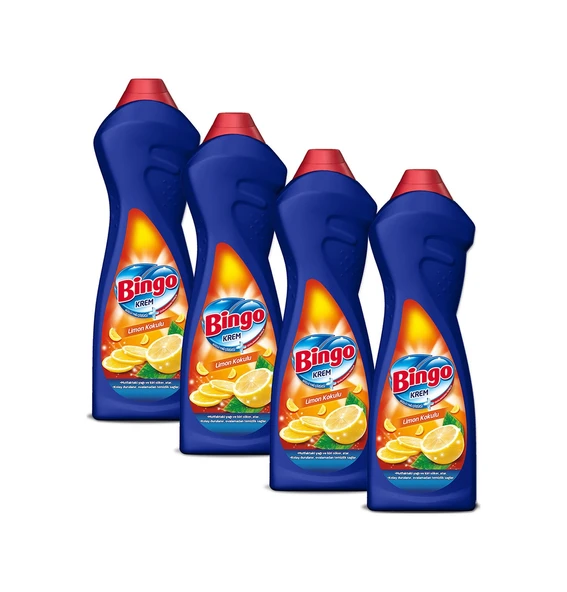 Bingo Krem Yüzey Temizleyici Limon Kokulu 4 x 750 ML ürün görseli 1