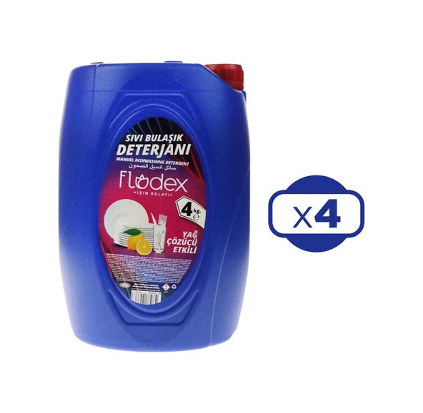 Flodex Sıvı Bulaşık Deterjanı 4 x 4 L - Resim 2