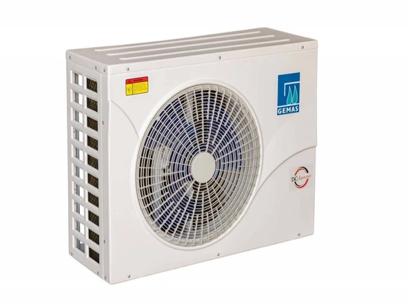 GEMAS Havuz Isı Pompası İnvertörlü - Isitma: 10.60 kW / Sogutma, 5,90 kW-ToptancıyızBiz ürün görseli 1