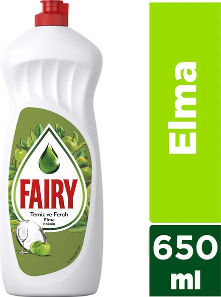 Fairy Elma Kokulu Elde Sıvı Bulaşık Deterjanı 650 ML ürün görseli 1
