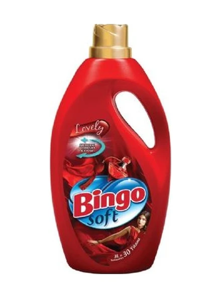 Bingo Soft Çamaşır Yumuşatıcısı Lovely 6 x 3 L ürün görseli 1