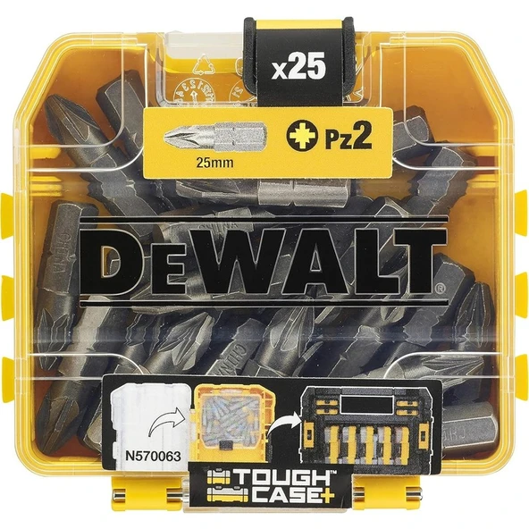 Dewalt DT71521 Vidalama Uç, Metalik, 25 Adet ürün görseli 1