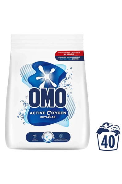 Omo Active Oxygen Beyazlar İçin Toz Çamaşır Deterjanı 6 KG ürün görseli 1