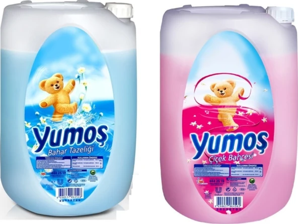 Yumoş Çamaşır Yumuşatıcı Bahar Tazeliği + Çiçek Bahçesi 5 Litre + 5 Litre ürün görseli 1