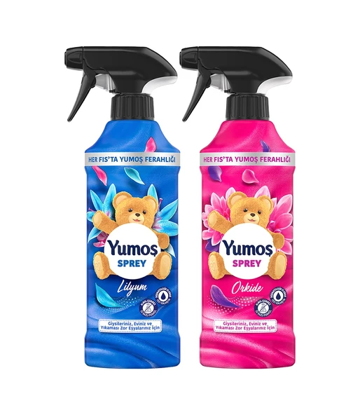 Yumoş Orkide + Lilyum Sprey 2 x 450 ML ürün görseli 1
