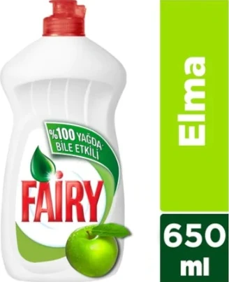 Fairy Elma Kokulu Sıvı Bulaşık Deterjanı 6 x 650 ML ürün görseli 1