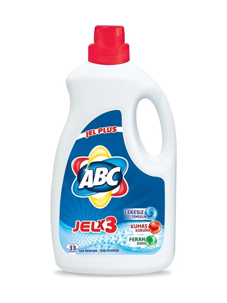 ABC Jel Plus Dağ Ferahlığı Sıvı Çamaşır Deterjanı 33 Yıkama 6 x 2145 ML ürün görseli 1