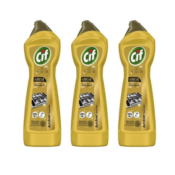 Cif Krem 500 ml Gold 3 lü ürün görseli 1