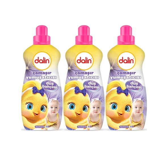 Dalin Çamaşır Yumuşatıcı Konsantre 1500ml Düş Bahçesi 3 Lü Set 3'lü Set ürün görseli 1