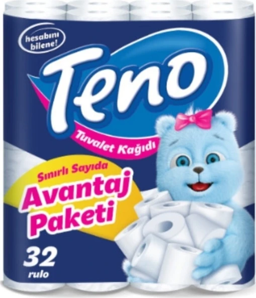 Teno Avantaj Paketi Tuvalet Kağıdı 32 Rulo ürün görseli 1