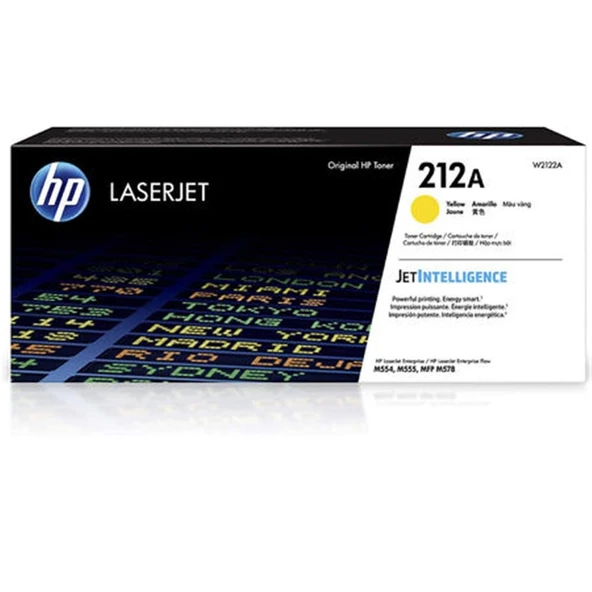 Hp 212A Yellow Sarı 4.500 Sayfa Toner W2122A ürün görseli 1