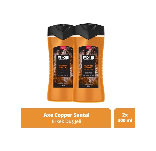 Axe Premium Collection Copper Santal Duş Jeli 2 x 300 ML ürün görseli 1