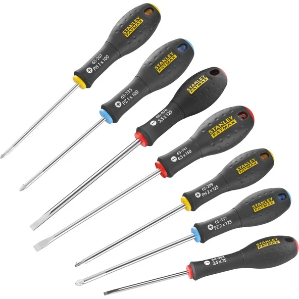 Stanley St065438 Fatmax 7 Parça Tornavida Takımı - Resim 4