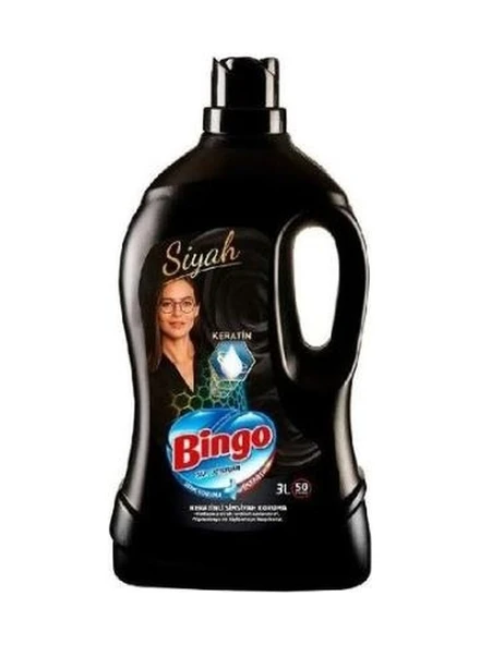 Bingo Siyah Koruma Sıvı Çamaşır Deterjanı 50 Yıkama 3 L ürün görseli 1
