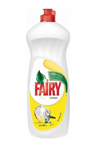 Fairy Limon Kokulu Elde Sıvı Bulaşık Deterjanı 2 x 650 ML ürün görseli 1