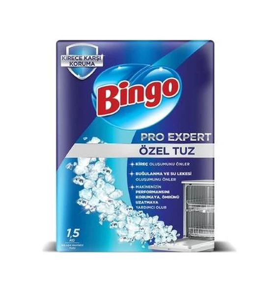 Bingo Bulaşık Makinesi Pro Expert Özel Tuz 1,5 Kg ürün görseli 1