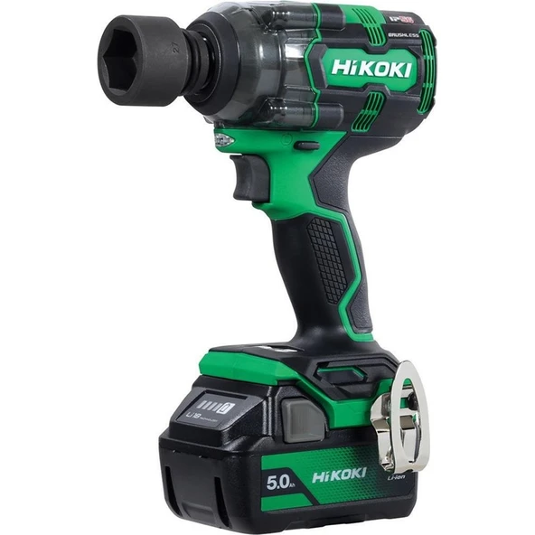 Hikoki WR18DH-5.0 18V/5.0AH 345NM 1/2" Çift Akülü Kömürsüz Şarjlı Darbeli Somun Sıkma ürün görseli 1