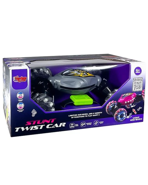 Vardem Uzaktan Kumandalı Full Fonksiyon Bilekten Kontrol Akrobatik Twist Araba Gri HG428 ürün görseli 1