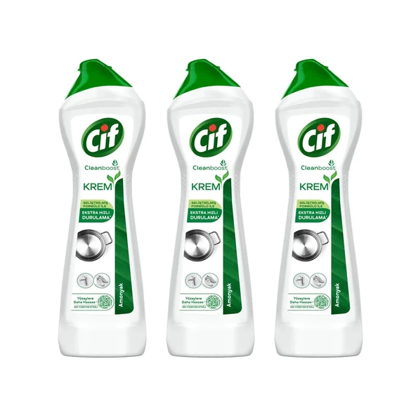 Cif Krem 500 ml Amonyak 3 lü ürün görseli 1