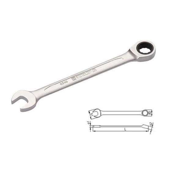 CIRCIR KOMBINE ANAHTAR 9 MM - Resim 2