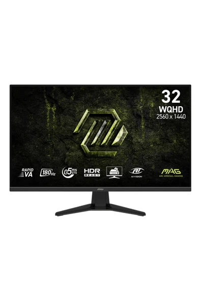 MAG 325QF E18V 31.5 2560x1440 WQHD 180Hz 0.5ms HDMI DP Adaptive Sync Gaming Monitör ürün görseli 1