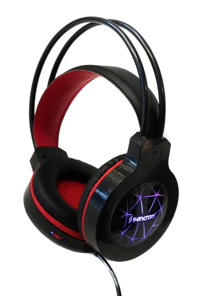 SNRELK  sencrom X5 RGB GAMİNG OYUNCU KULAKLIĞI MİKROFONLU 3,5MM ürün görseli 1