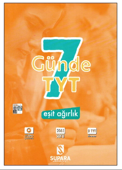 Supara Yayınları TYT Eşit Ağırlık ürün görseli 1