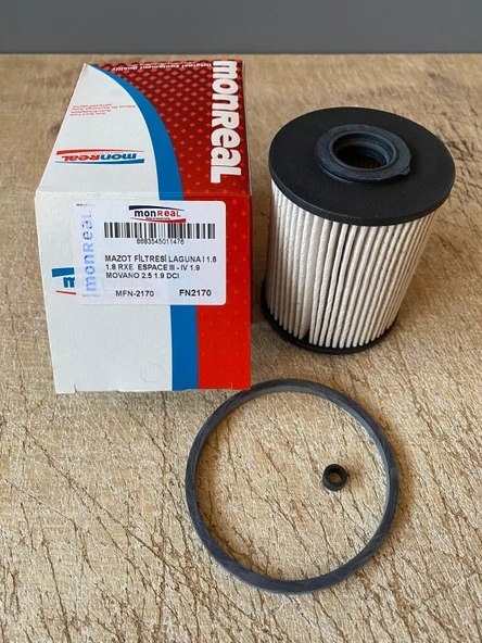 Monreal MFN-2170 Yakıt Filtresi LAGUNA I 1.6 1.8 RXE ESPACE III - IV 1.9 OPEL MOVANO 2.5 1.9 DCI 7701478972 ürün görseli 1