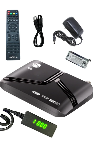 SNRELK SN  FULL HD UYDU ALICISI ÇİFT USB MİNİ UYDU ALICISI ürün görseli 1