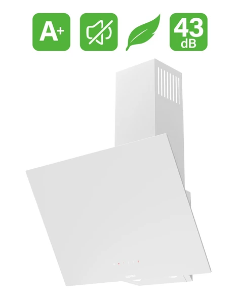 Ferre D078 Beyaz Ultra Sessiz SilentArt  60 cm Ankastre Davlumbaz ürün görseli 1