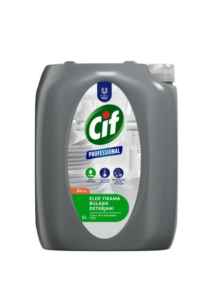 CİF PRO BULAŞIK DETERJANI U-PRO 5 KG KOLİ ( 4 ADET) ürün görseli 1