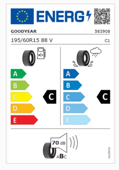 Goodyear Eagle Sport 2 195/60R15 88V Otomobil Yaz Lastiği (Üretim Yılı: 2024) ürün görseli 1
