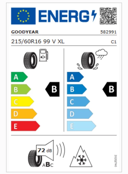 Goodyear Eagle Sport 4 Seasons 215/60R16 99V XL Otomobil 4 Mevsim Lastiği (Üretim Yılı: 2024) ürün görseli 1