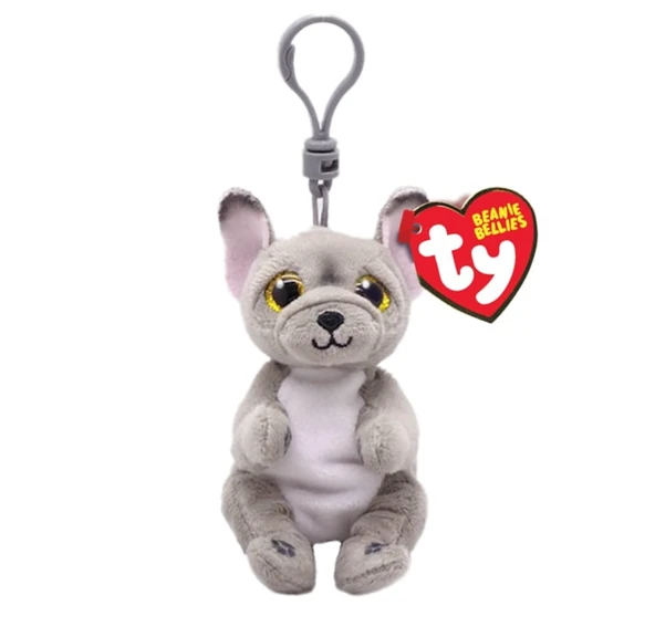 Ty Beanie Bellies Peluş Gri Köpek Anahtarlık Wilfred ürün görseli 1