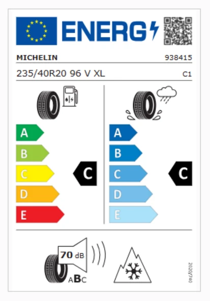 Michelin Pilot Alpin 5 235/40R20 96V XL M+S 3PMSF Otomobil Kış Lastiği (Üretim Yılı: 2024) ürün görseli 1