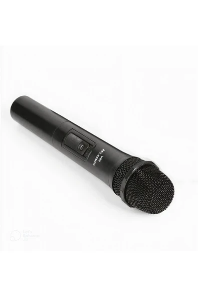Kablosuz El Mikrofonu + USB Alıcı , Öğretmen, Karaoke ve Sunumlar İçin ürün görseli 1